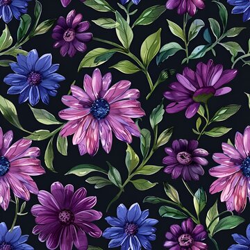 summer floral pattern for febric, print design, wallpaper, background