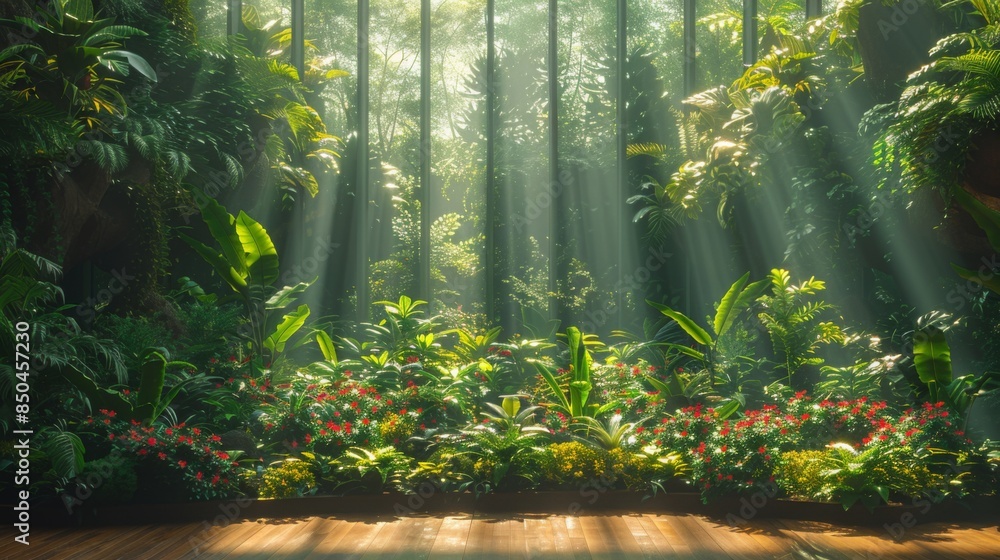 Poster a dynamic multimedia presentation that examines the role of biophilic design in creating healthy and