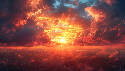 Naklejka premium sky background