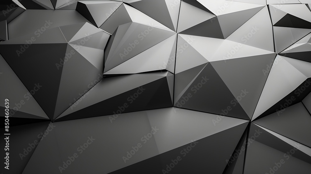 Poster black white dark gray abstract background geometric pattern shape line triangle polygon angle gradie