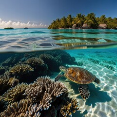turtle beach landscape