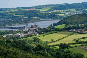 walking around Conwy in North Wales