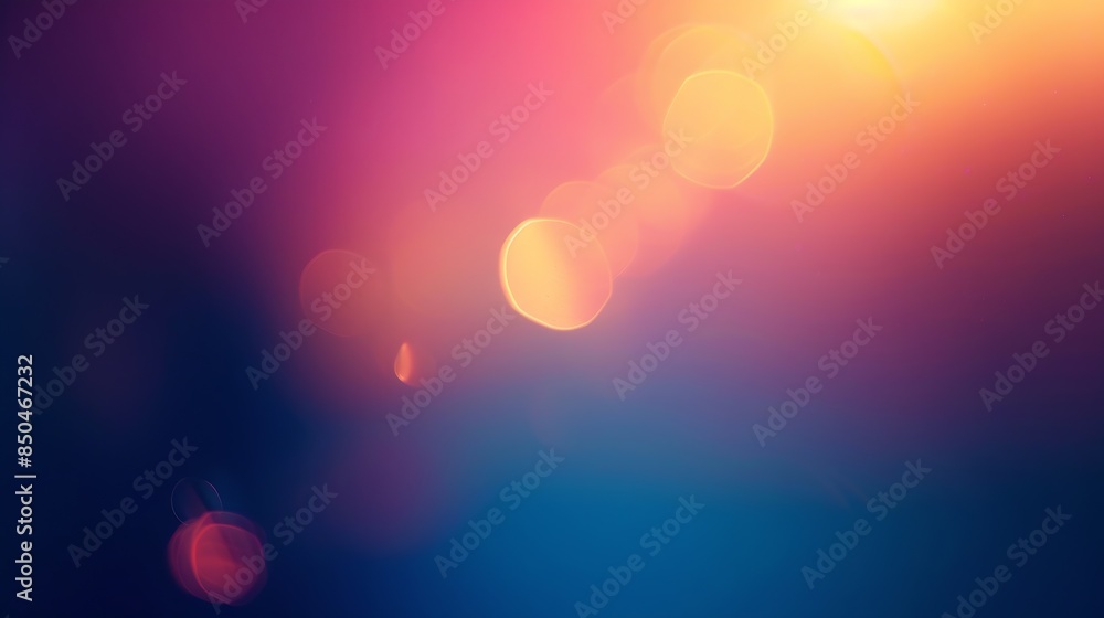 Poster abstract color gradient modern blurred background and film grain texture template with an elegant de