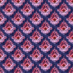 Pink and Purple Ornamental Pattern