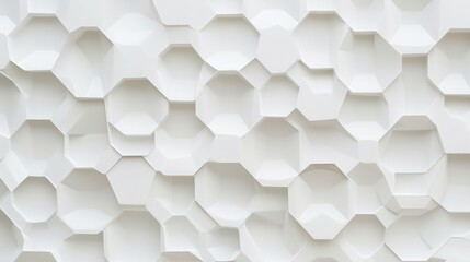a background canvas with random waves in a pure white wall architectural pattern, bright and simple hexagonal grid pattern