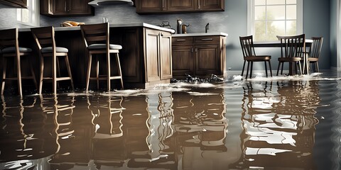 Water Leak Repair and Floor Damage Restoration in Kitchen - Comprehensive Guide to Flooded Kitchen Insurance and Preventative Measures






