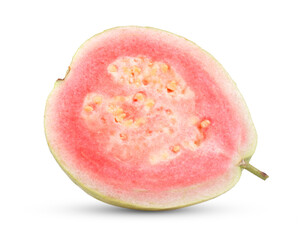 half guava isolated on transparent png