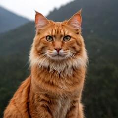 Obraz premium portrait of a orange cat