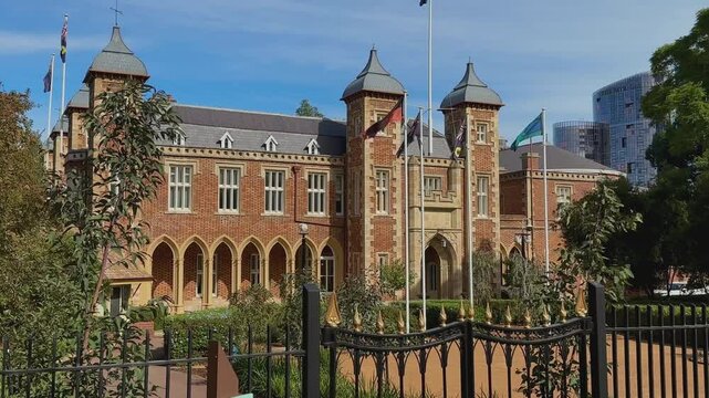 Government House Perth, Western Australia medium shot, slight angle from left.