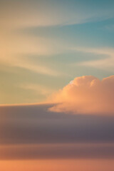 beautiful picture of the sky and clouds in the afternoon