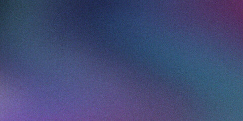 Abstract blurred blue purple gradient with grain noise texture.