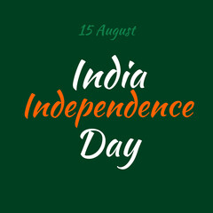 India Independence Day Illustration Design, 15th August Independence Day