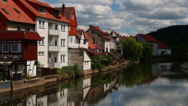 the historic german town of eschwege 4k 25fps video