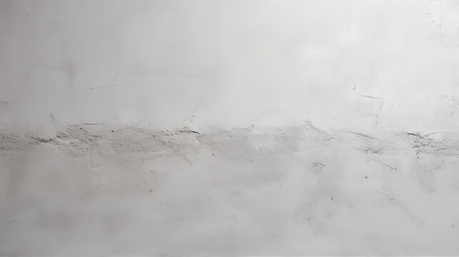 Cracked Concrete Wall with Horizontal Line