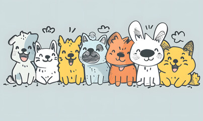 cartoon illustrator card or background