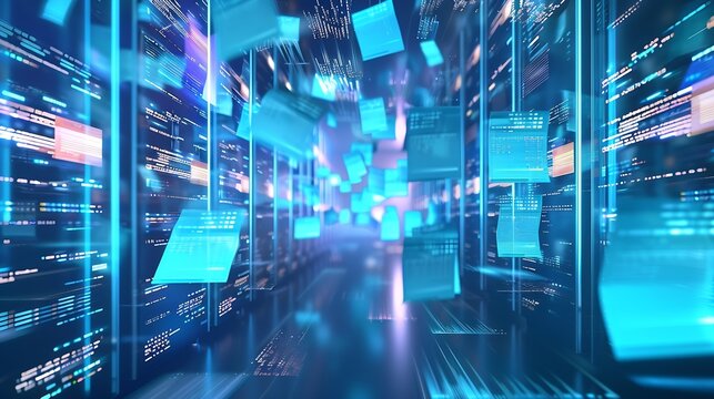 Document management system concept software system for managing documents information organization stores searches shares controls data access boosting efficiency and reducing data los : Generative AI