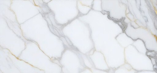 Luxurious white Carrara statuaries marble texture background. Calacatta glossy marble with golden streaks. Luxury White Gold Marble texture background vector. Panoramic Marbling texture design.