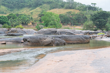 Rio Manhuacó, Paisagens da região de Tabauna no municipio de Aimorés, Minas Gerais, Brasil - 29...