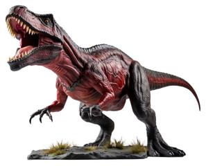 Naklejka premium PNG T-rex rubber model dinosaur animal t-rex.