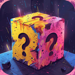 illustration of the moon and stars