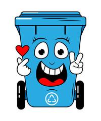 Garbage Bin Cartoon
