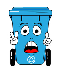 Garbage Bin Cartoon