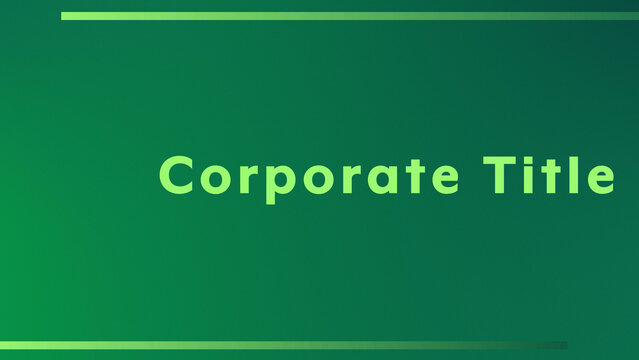Plain Titles | Motion Titles with Control Panel