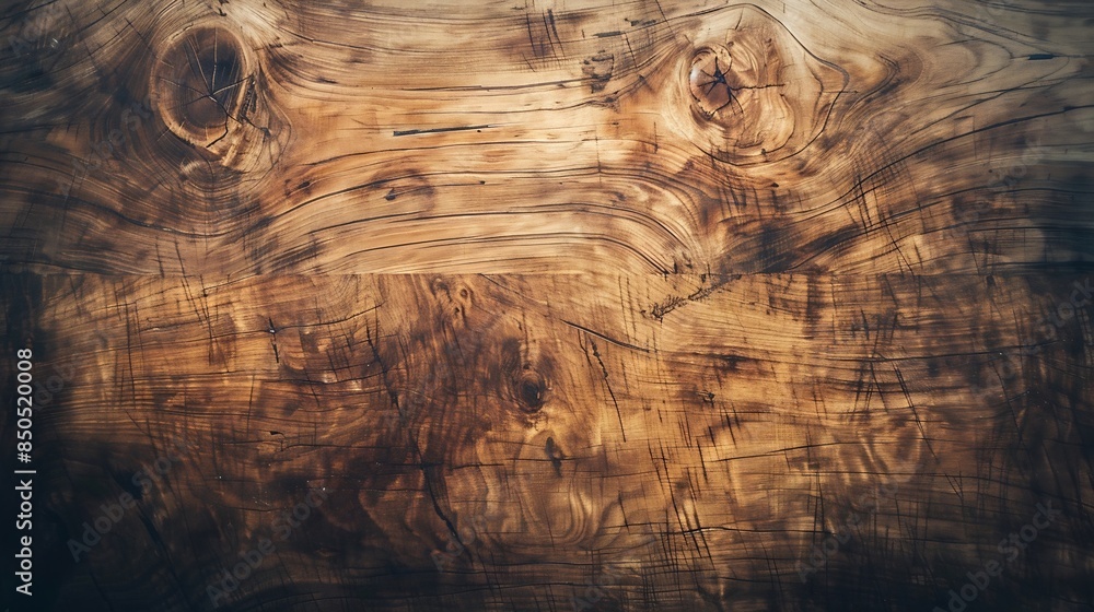 Poster natural wood texture brown abstract background texture premium wood texture clean of table top view 