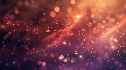 Fototapeta premium Shimmering particles and glows evoking Black Friday magic