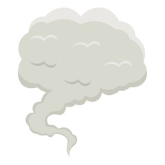Cartoon smoke set. Vector smoke set special effects template