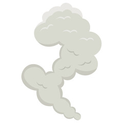 Cartoon smoke set. Vector smoke set special effects template