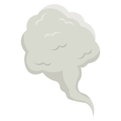 Cartoon smoke set. Vector smoke set special effects template