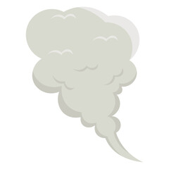 Cartoon smoke set. Vector smoke set special effects template