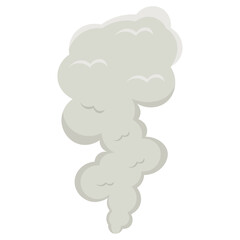 Cartoon smoke set. Vector smoke set special effects template