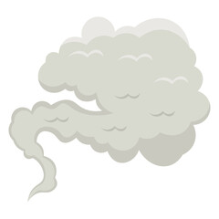 Cartoon smoke set. Vector smoke set special effects template