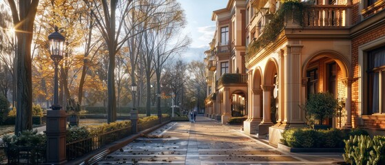 residential masterpiece featuring iconic brick arches, blending historic charm with modern living comfort in a harmonious architectural design