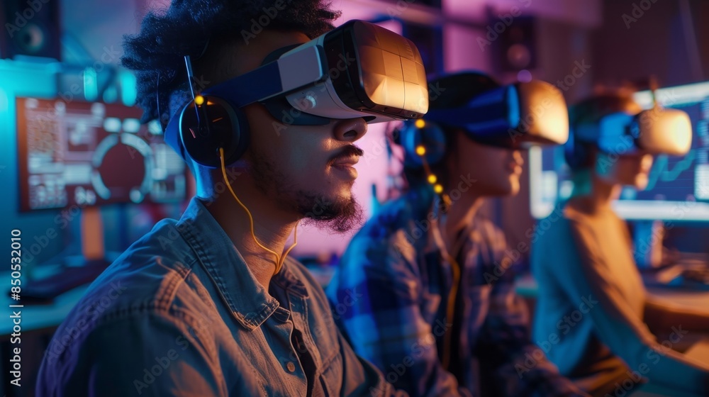 Poster a virtual reality production team using eyetracking data to optimize scenes and ensure a more immers