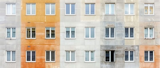 A charming European building facade featuring ornate windows and a balcony, blending traditional design with the allure of an old-world city atmosphere