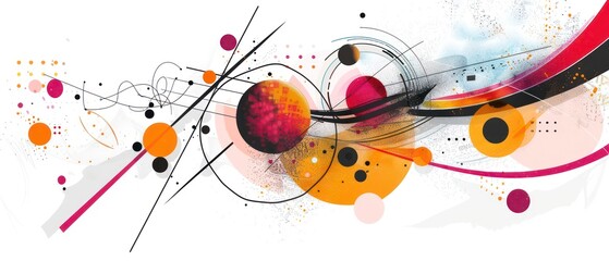 Obraz premium Graffiti-inspired art decorating school walls with lively colors and playful designs, fostering a vibrant and inspiring environment for learning and creativity