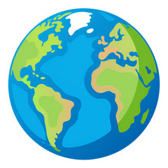 Naklejka premium earth globe icon