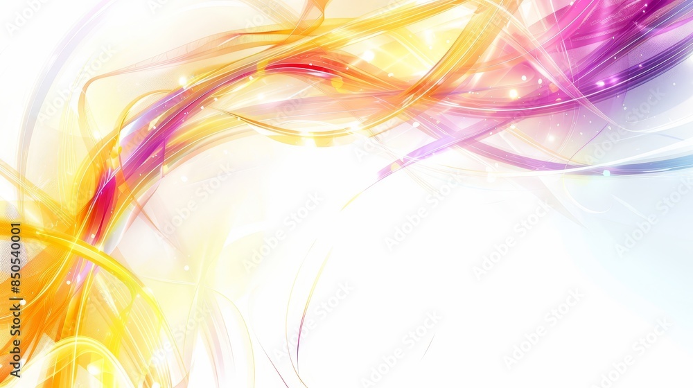 Poster abstract swirls of vibrant hues - a digital art piece showcasing a colorful array of abstract swirli