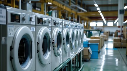 A washing machine manufacturing plant