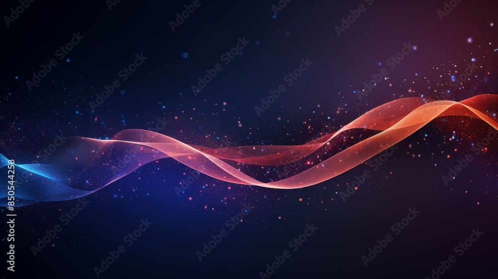 Poster digital graphic abstract background for technological processes, neural networks, digital data stora