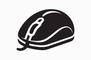 Computer Mouse Silhouette Vector