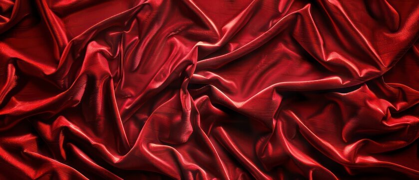 A backdrop of plush red velvet, creating a sumptuous and sophisticated setting ideal for holiday gatherings or formal events