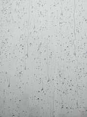 the way the raindrops flow through the windows
