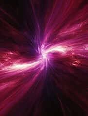 Gamma rays, minimalist style, HDR, magenta and black tones, 32K resolution, optimal picture quality, resolution, and overall quality