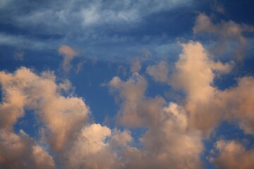 Orange Sherbet Clouds 