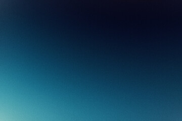 Abstract Grainy Gradient Background Texture Banner Poster in Blue, Dark Blue