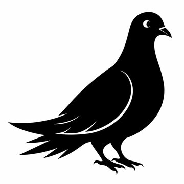 recommend clip art: dove silhouette vector illustration